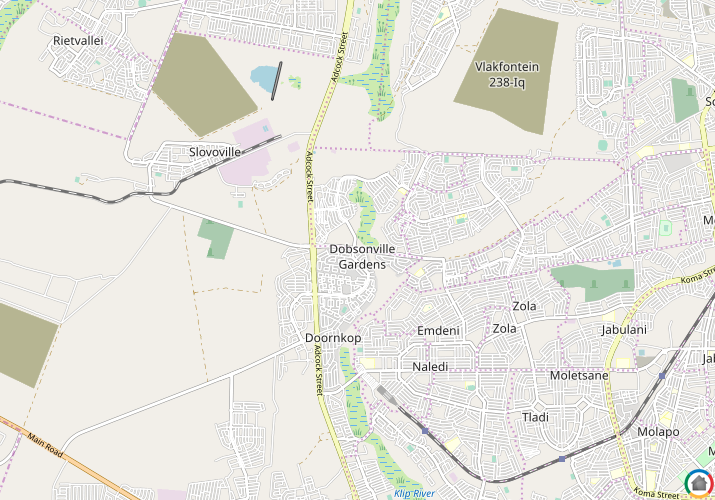 Map location of Dobsonville Gardens
